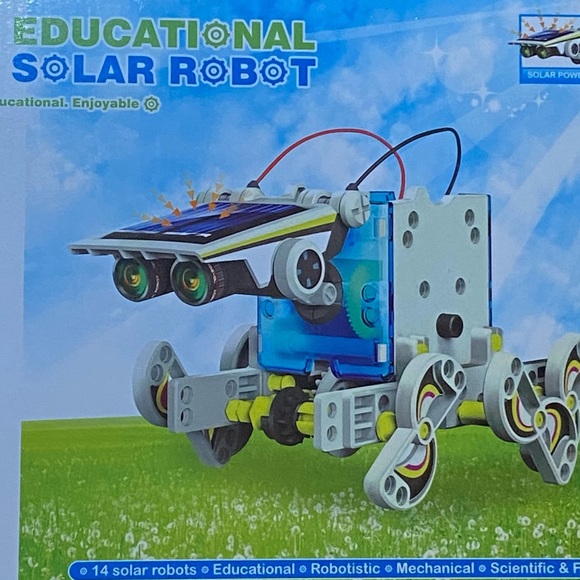 🤖14 in 1 Build your own SOLAR ROBOT New In Box! Educational Kit - Picture 5 of 7